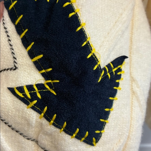 Dreamers Cream Cardigan with Colorful Buttons - Picture 11 of 15